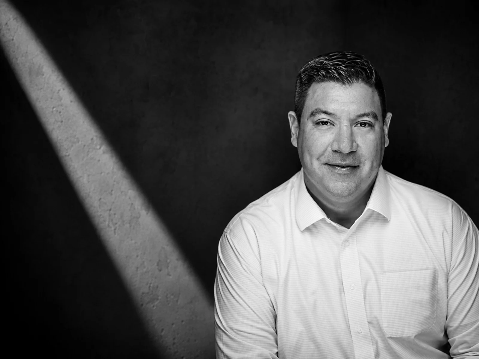 Daniel Rivera — black-and-white editorial portrait